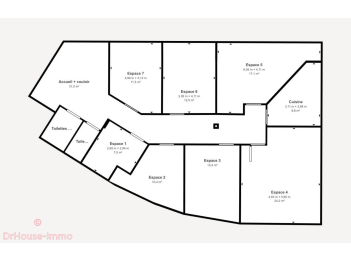 Commerce de 150m² - 8 pièces