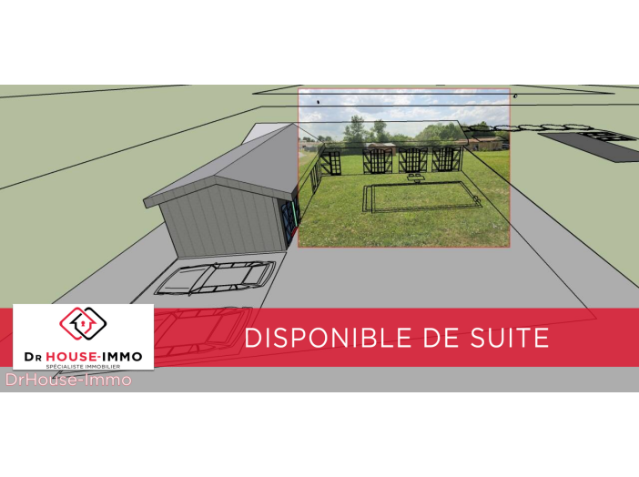 Terrain de 800m²