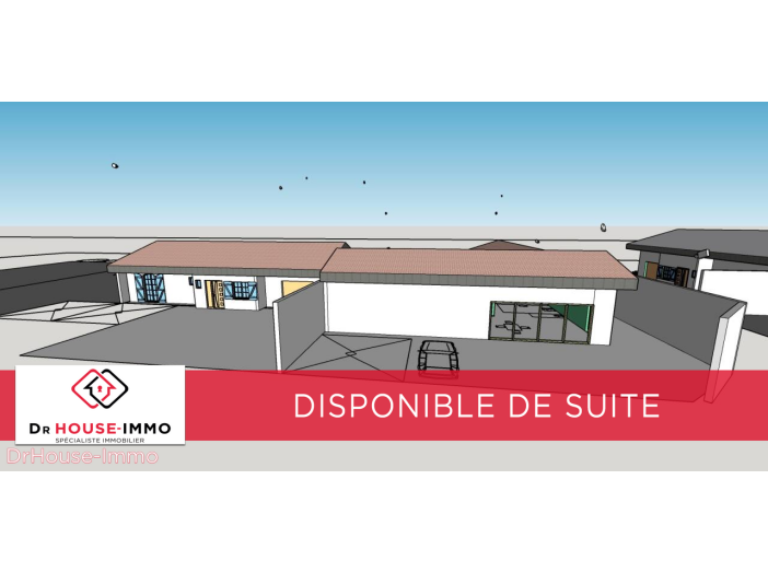 Terrain de 609m²