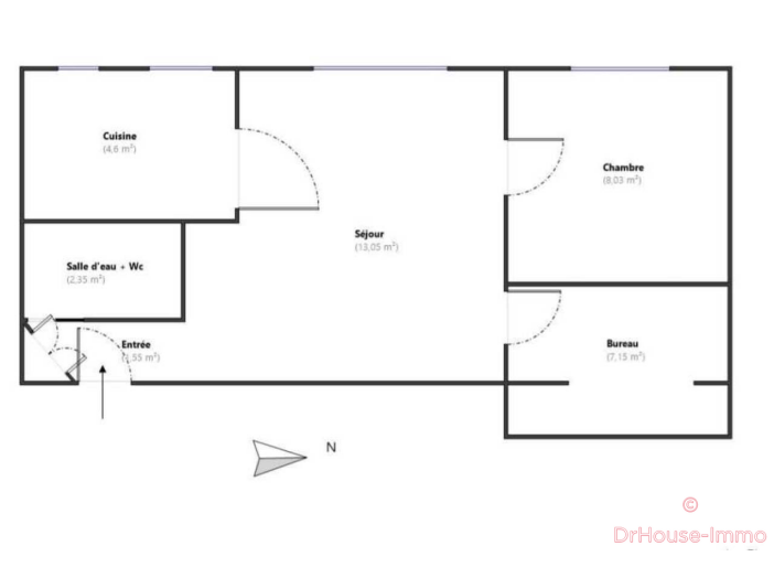 Appartement de 36m² - 2 pièces