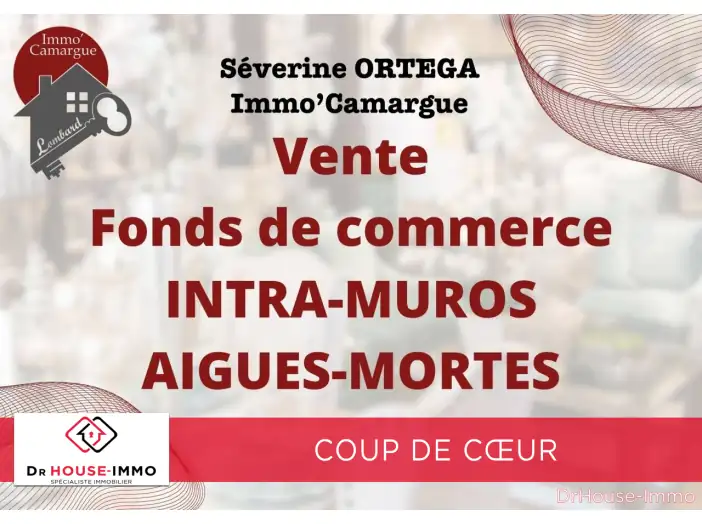 Commerce 2 pièces de 50 m² - Aigues-Mortes (30220)