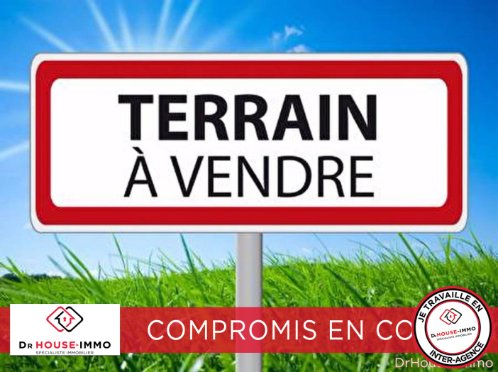 Terrain de 859m²