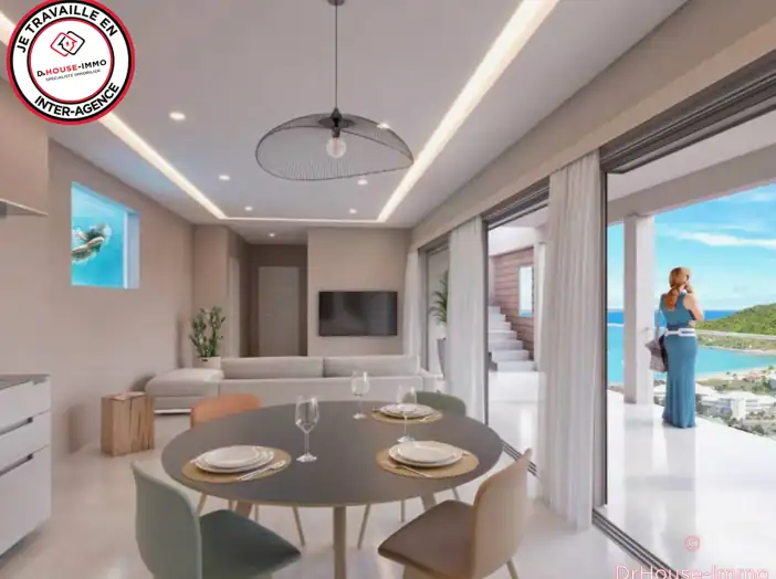 Appartement 4 pièces de 114 m² - Saint-Martin (97150)