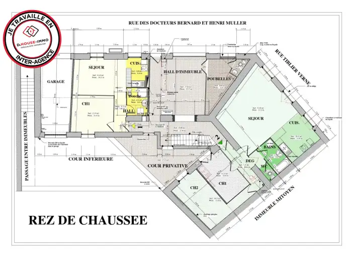 Immeuble 25 pièces de 492 m² - Saint-Étienne (42100)