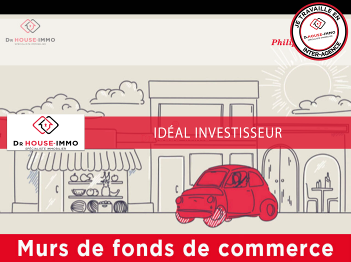 Commerce 3 pièces de 60 m² - Lattes (34970)