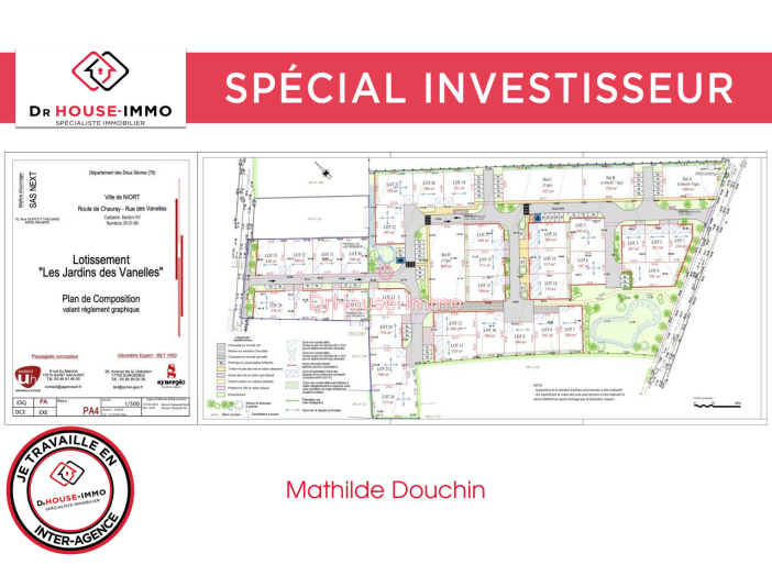 Terrain de 822m²