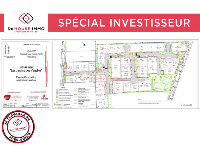 Terrain de 809m²