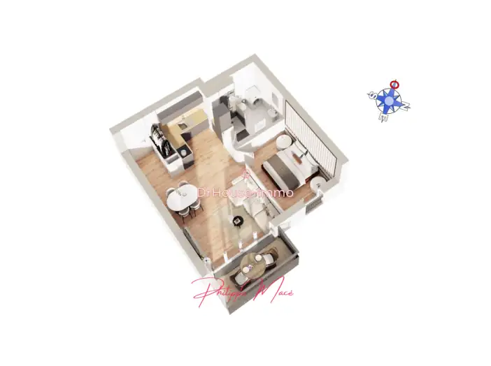 Appartement 2 pièces de 44 m² - Messy (77410)