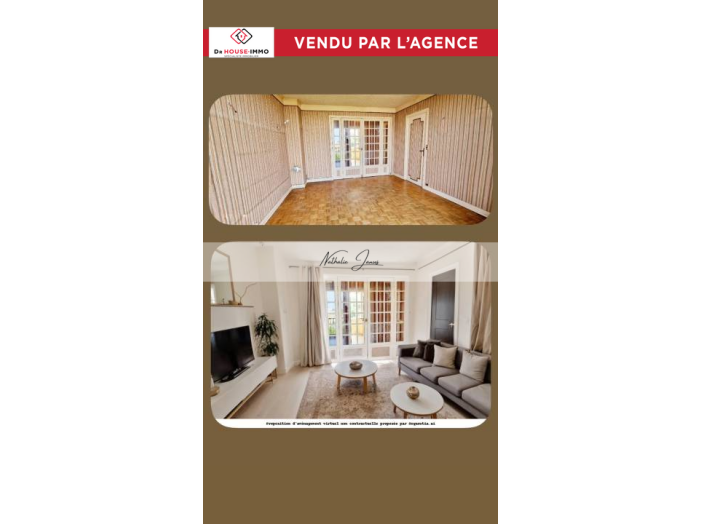 Appartement de 52m² - 3 pièces