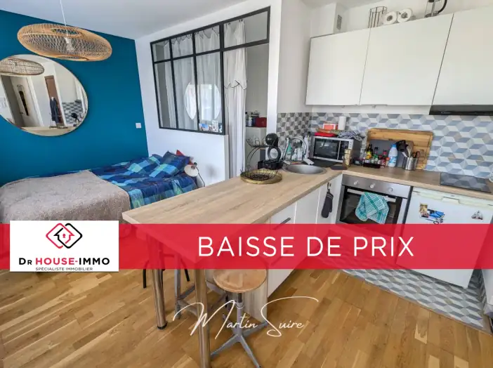 Appartement 1 pièce de 25 m² - Angers (49000)