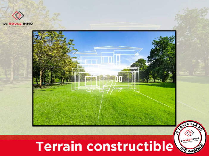 Terrain de 695m²