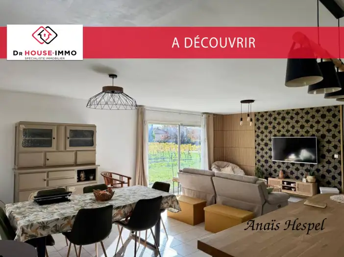 Maison 6 pièces de 125 m² - Targon (33760)