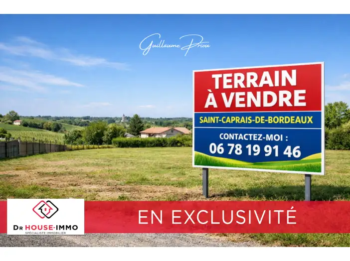 Terrain de 792 m² - Saint-Caprais-de-Bordeaux (33880)