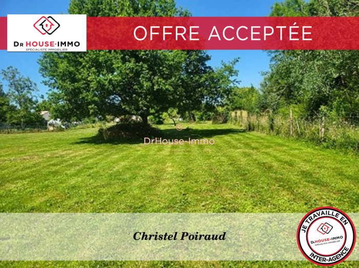 Terrain de 2 250 m² - Saint-Ciers-d'Abzac (33910)