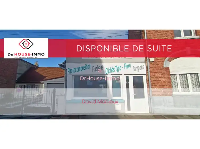 Commerce 3 pièces de 105 m² - Merville (59660)