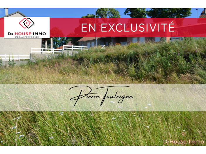 Terrain de 629m²