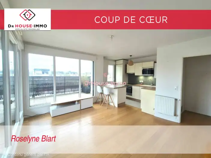 Appartement 2 pièces de 44 m² - Ferrières-en-Brie (77164)
