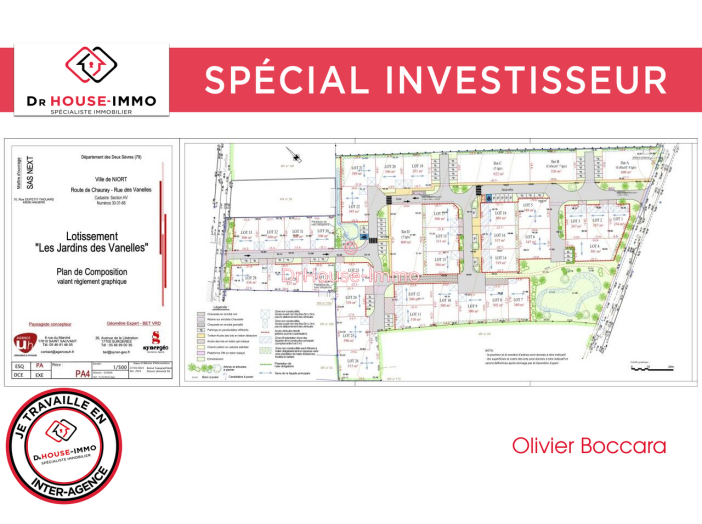 Terrain de 822m²