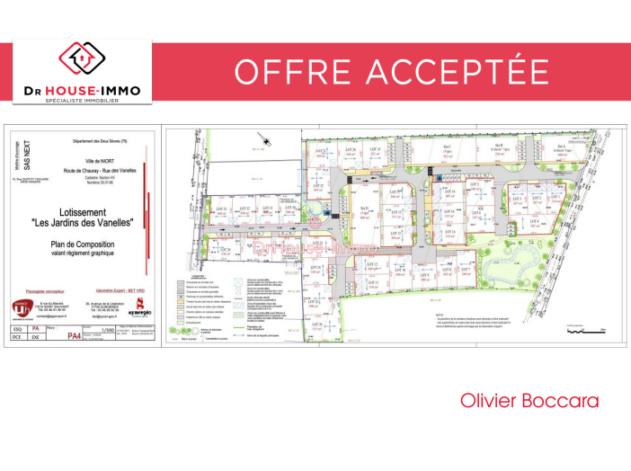 Terrain de 390m²