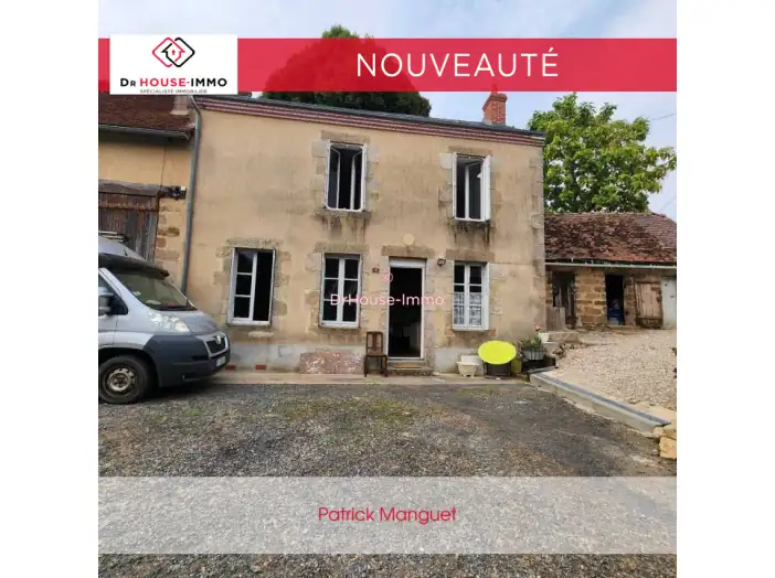 Maison 3 pièces de 64 m² - Lourdoueix-Saint-Michel (36140)