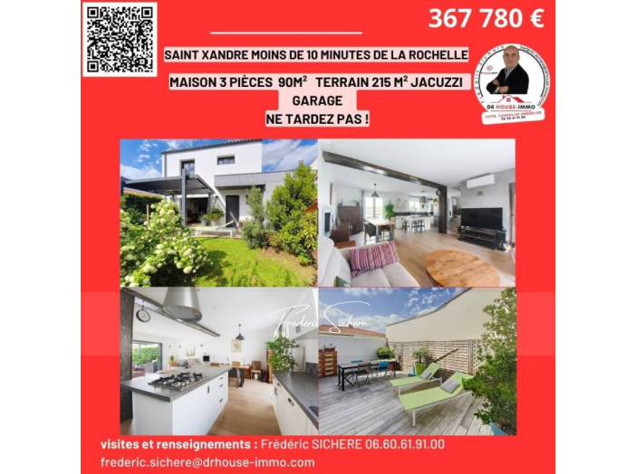 Maison de 90m² - 4 pièces