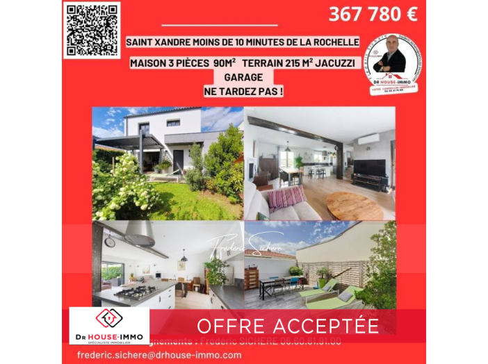 Maison de 90m² - 4 pièces
