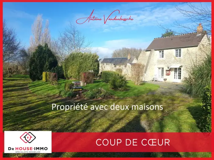 Maison 6 pièces de 104 m² - Port-en-Bessin-Huppain (14520)