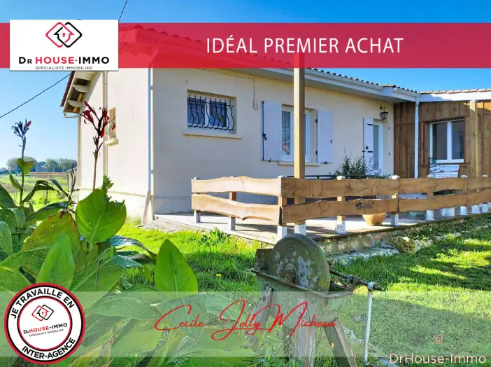 Maison 3 pièces de 80 m² - Saint-Ciers-sur-Gironde (33820)